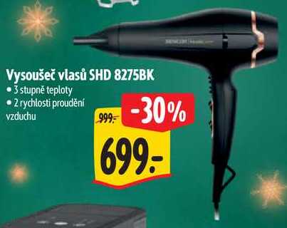 Vysoušeč vlasů SHD 8275BK