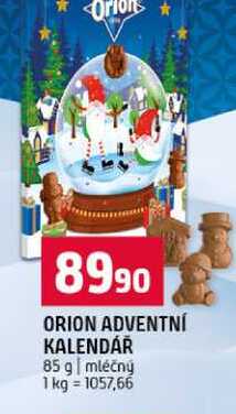 ORION ADVENTNÍ KALENDÁŘ 85 g
