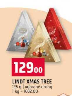 LINDT XMAS TREE 125 g