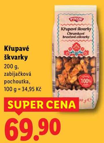 Křupavé škvarky, 200 g