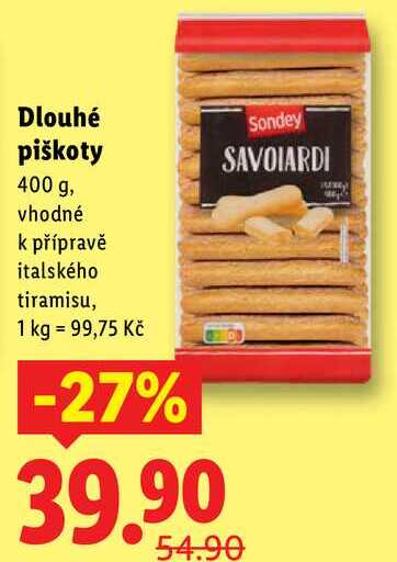 Dlouhé piškoty, 400 g