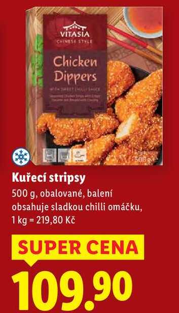 Kuřecí stripsy, 500 g