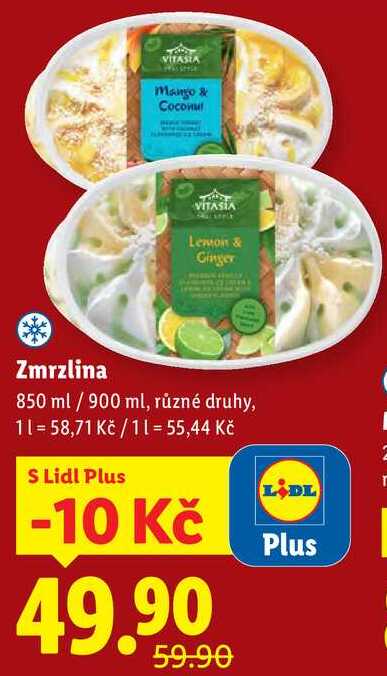 Zmrzlina, 850 ml/900 ml