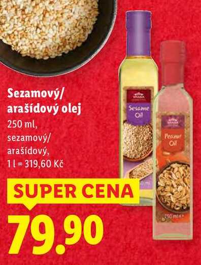 Sezamový/arašídový olej, 250 ml