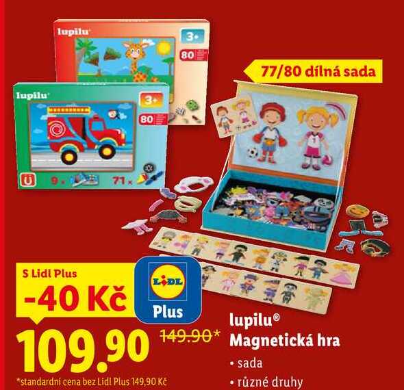 lupilu Magnetická hra 