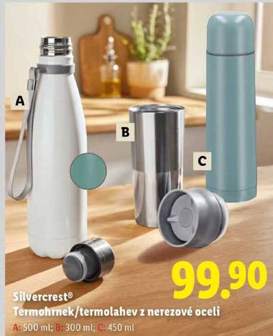 Silvercrest Termohrnek/termolahev z nerezové oceli