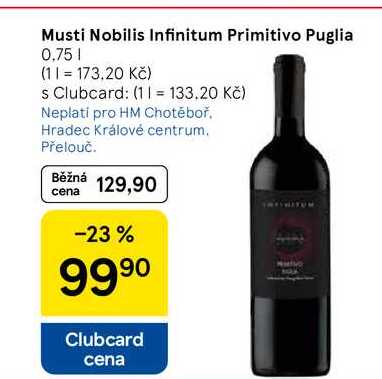 Musti Nobilis Infinitum Primitivo Puglia, 0,75 l