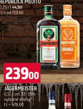 JÄGERMEISTER 0,5 l