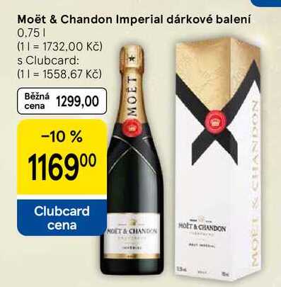 Moët & Chandon Imperial dárkové balení, 0.75 l