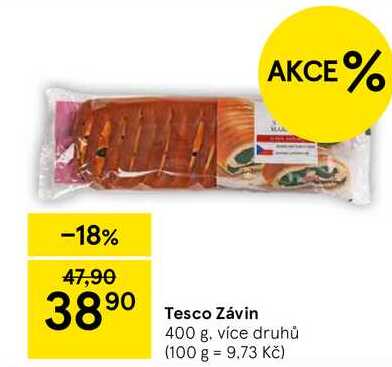 Tesco Závin, 400 g 