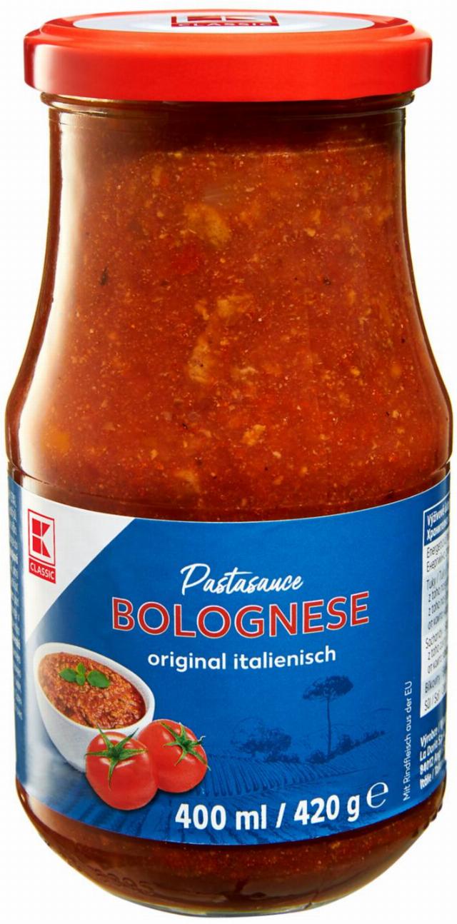 K-CLASSIC Omáčka na těstoviny Bolognese