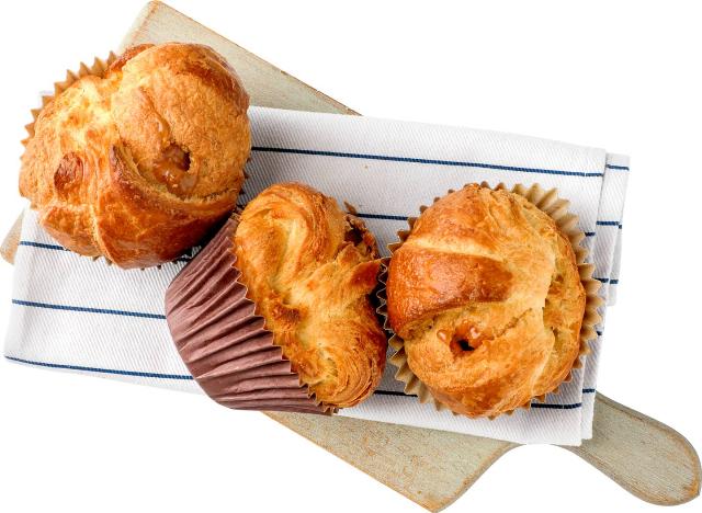 Croissant v košíčku s náplní Biscoff