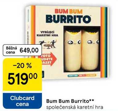 Bum Bum Burrito, společenská karetní hra