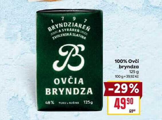 100% Ovčí bryndza 125 g