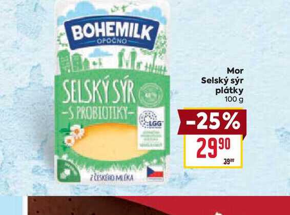 Mor Selský sýr plátky 100 g 