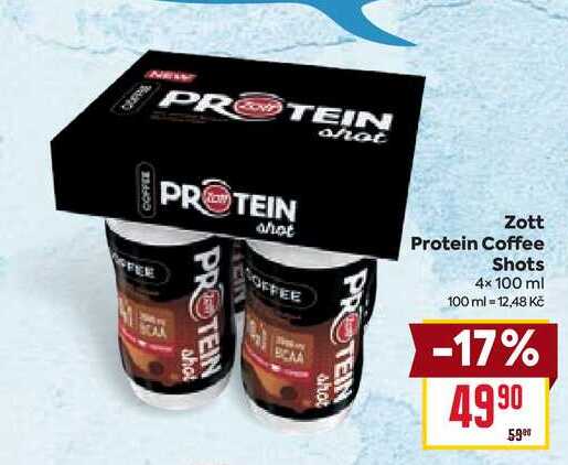 Zott Protein Coffee Shots 4x100 ml 