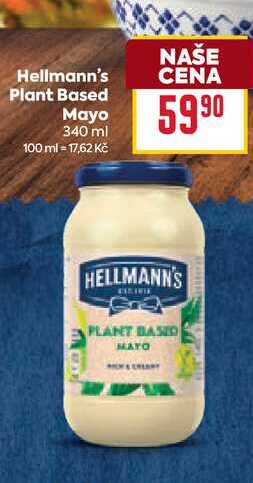 Hellmann's Plant Based Mayo 340 ml