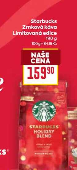Starbucks Zrnková káva Limitovaná edice 190 g