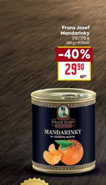 Franz Josef Mandarinky 312/175 g