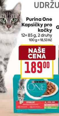 Purina One Kapsičky pro kočky 12× 85 g