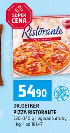 DR.OETKER PIZZA RISTORANTE 320-340 g vybrané druhy 