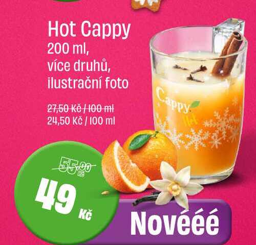 Hot Cappy 200 ml, více druhů