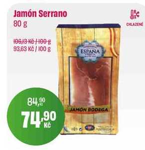 Jamón Serrano 80 g 