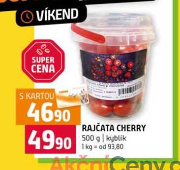 RAJČATA CHERRY 500 g kyblík 