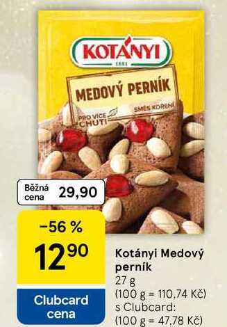 Kotányi Medový perník, 27 g