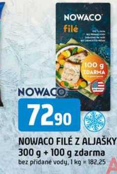 NOWACO FILÉ Z ALJAŠKY 300 g +100 g