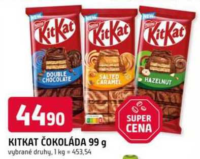 KITKAT ČOKOLÁDA 99 g 