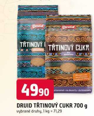 DRUID TŘTINOVÝ CUKR 700 g 