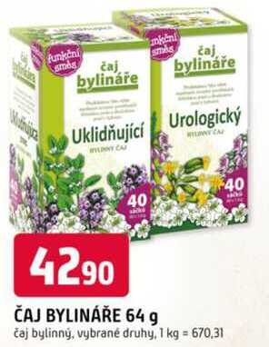 ČAJ BYLINÁŘE 64 g čaj bylinný