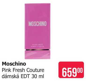 Moschino Pink Fresh Couture dámská EDT 30 ml