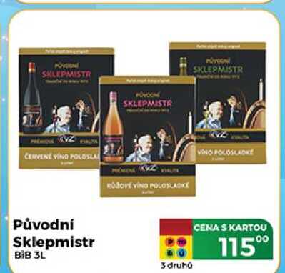 Původní Sklepmistr 3 l