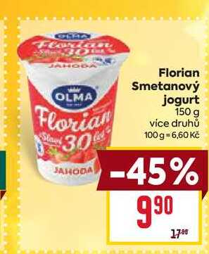 Florian Smetanový jogurt 150 g