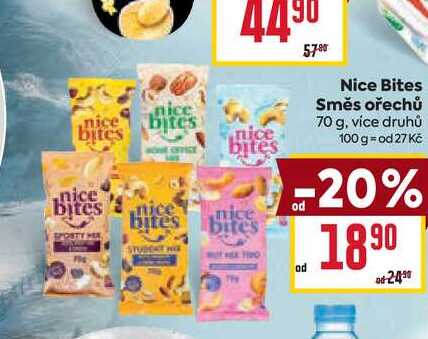 Nice Bites Směs ořechů 70 g 
