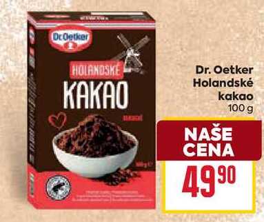 Dr. Oetker Holandské kakao 100 g