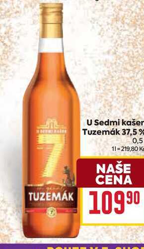 U Sedmi kašen Tuzemák 37,5 % 0,5l