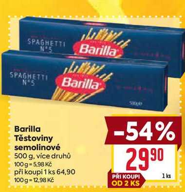 Barilla Těstoviny semolinové 500 g