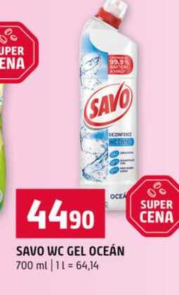 SAVO WC GEL OCEÁN 700 ml