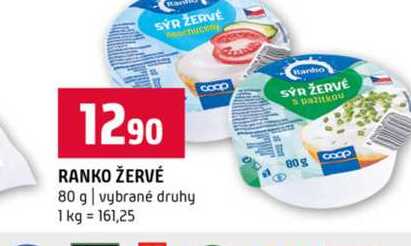 RANKO ŽERVÉ 80 g vybrané druhy