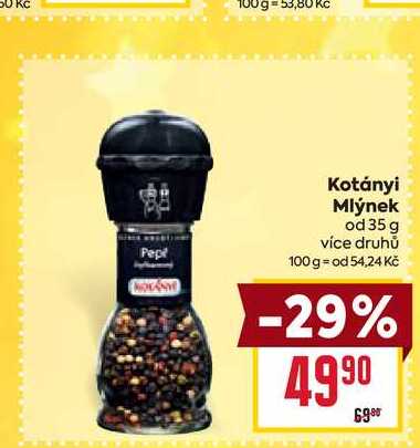 Kotányi Mlýnek od 35 g