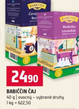 BABIČČIN ČAJ 40 g ovocný vybrané druhy 