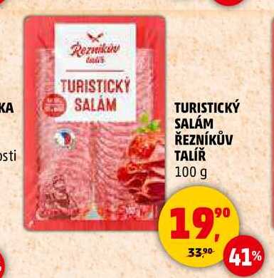 TURISTICKÝ SALÁM ŘEZNÍKŮV TALÍŘ, 100 g