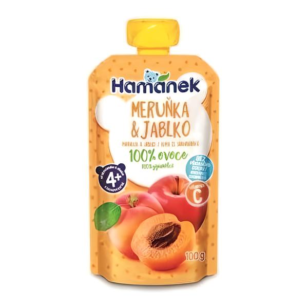 Hamánek 100% ovoce Meruňka, jablko