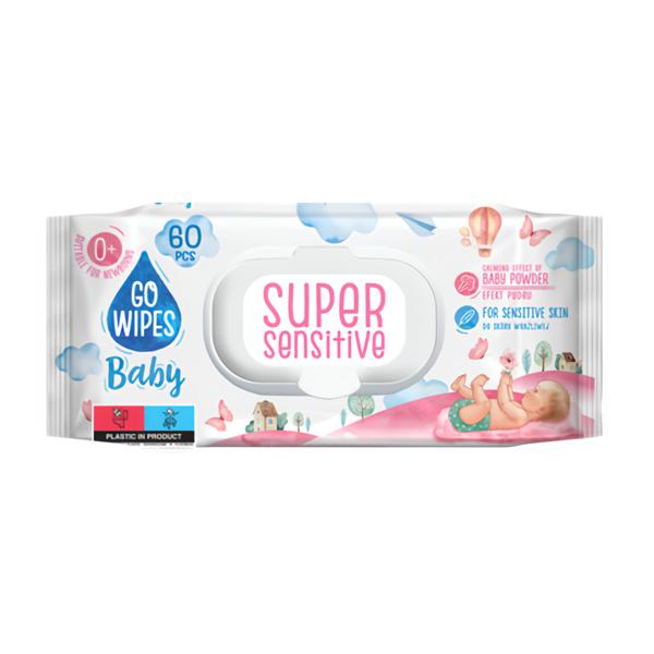 GoWipes Dětské vlhčené ubrousky Super Sensitiv
