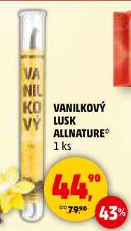 VANILKOVÝ LUSK ALLNATURE, 1 ks 