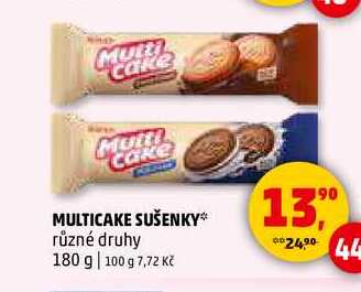 MULTICAKE SUŠENKY, 180 g