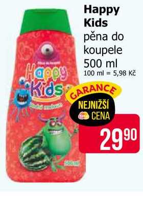 Happy Kids pěna do koupele 500 ml